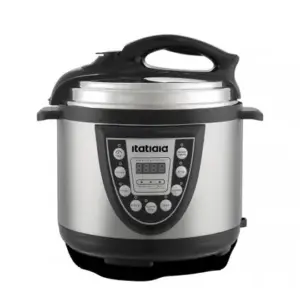 Panela de Pressão Elétrica Itatiaia Midi Digital 5L Inox Panela de Pressão Elétrica Itatiaia Midi Digital 5L Inox