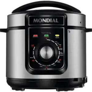 Panela de Pressão Elétrica Mondial Pratic Cook 5L PE-48-5L-I Panela de Pressão Elétrica Mondial Pratic Cook 5L PE-48-5L-I