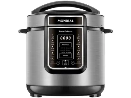 Panela de Pressão Elétrica Mondial Digital Master Cooker 6L PE-60-6L-I