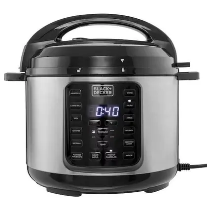 Panela de Pressão Elétrica Black & Decker 5L 900W PP900G