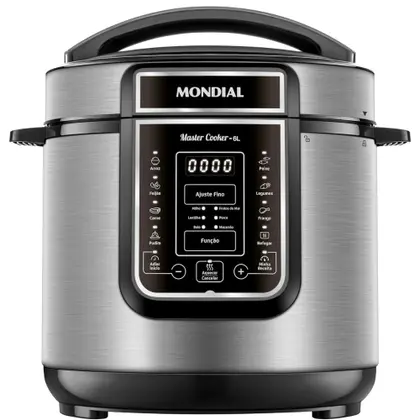 Panela de Pressão Elétrica Mondial Master Cooker Digital 6L PE-60-6L-I