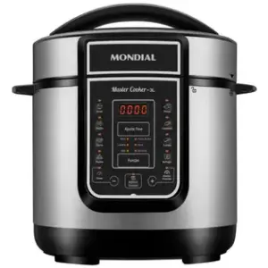 Panela de Pressão Elétrica Mondial Master Cooker Digital 3L PE-41 Panela de Pressão Elétrica Mondial Master Cooker Digital 3L PE-41