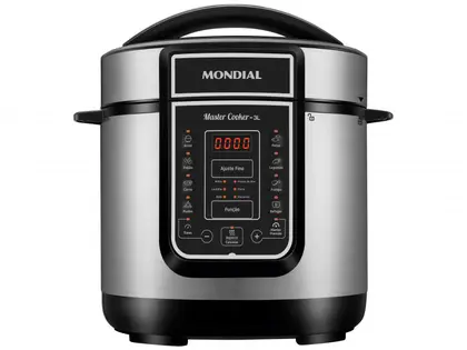 Panela de Pressão Elétrica Mondial Master Cooker Digital 3L PE-41