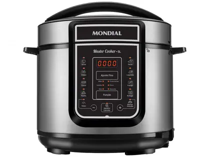 Panela de Pressão Elétrica Mondial Master Cooker Digital 5L PE-38