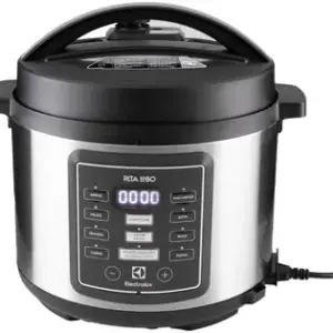 Panela de Pressão Elétrica Electrolux Experience por Rita Lobo 5L Inox PCC15 Panela de Pressão Elétrica Electrolux Experience por Rita Lobo 5L Inox PCC15