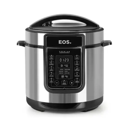 Panela de Pressão Elétrica EOS Multicooker Digital 6L Inox EPP60DI