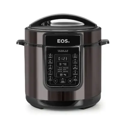 Panela de Pressão Elétrica EOS Multicooker Digital 6L Titanium EPP60DT
