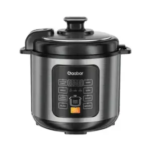 Panela de Pressão Elétrica Gaabor Orion 6L Prata RC-60E02AS Panela de Pressão Elétrica Gaabor Orion 6L Prata RC-60E02AS