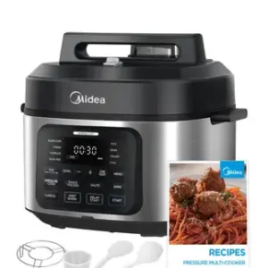 Panela de Pressão Elétrica Midea WideMax 6.5L 12 Funções