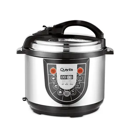 Panela de Pressão Elétrica Quanta 5L 900W Preta QTPE200