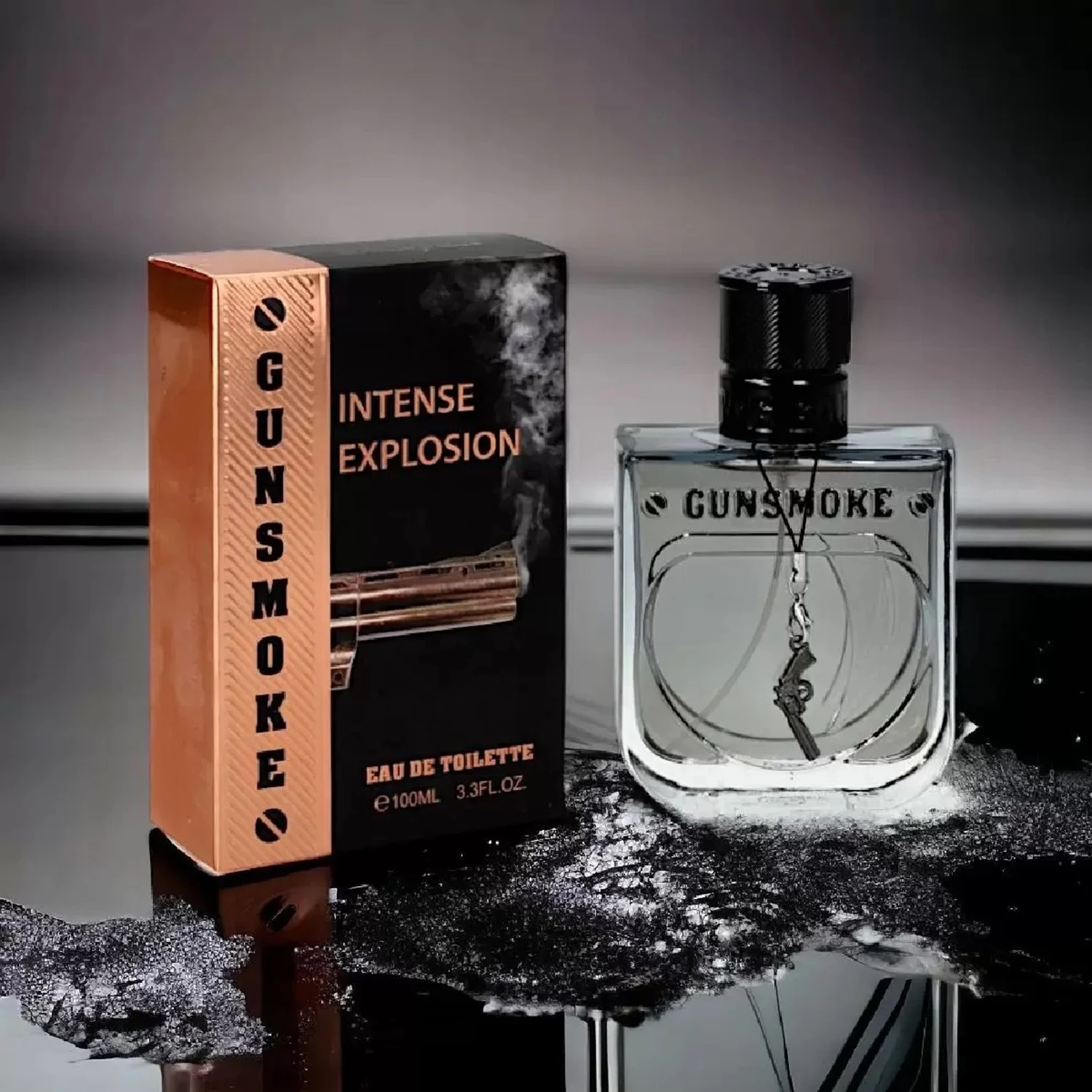 Perfume Masculino Eau de Toilette Coscentra Gunsmoke Intense Explosion Linn Young 100ml