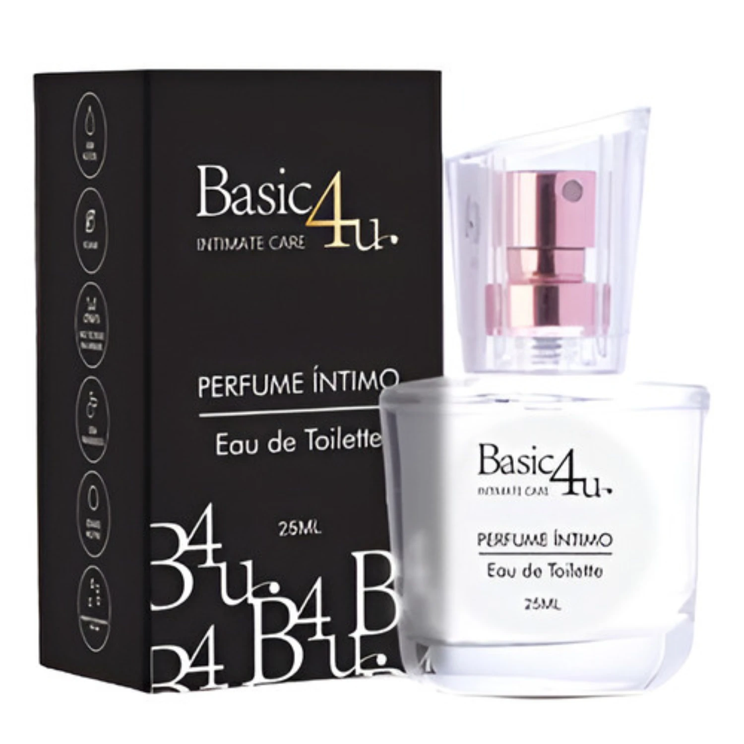 Perfume Íntimo Feminino Basic4u Óleos Afrodisíacos 25ml