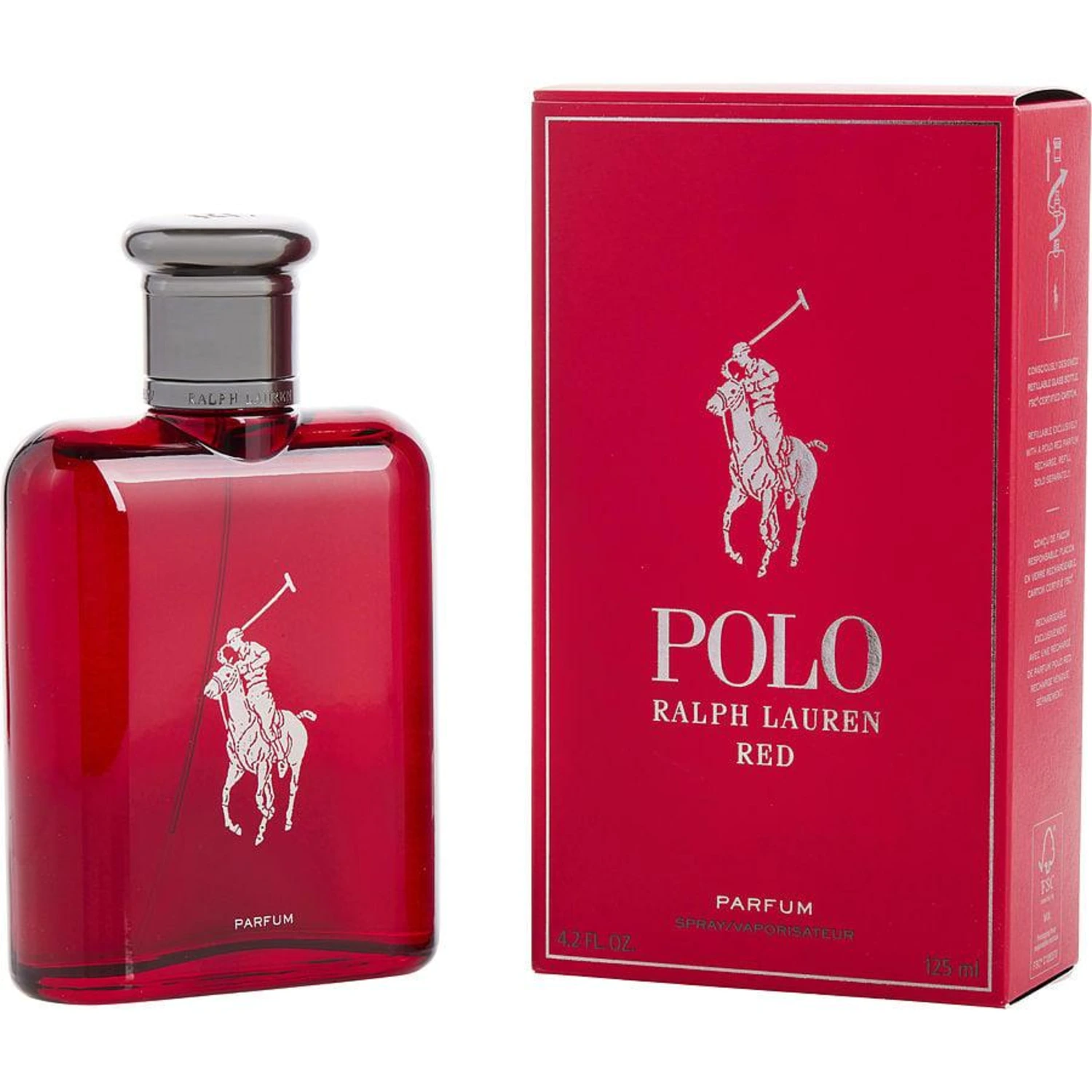 Perfume Masculino Parfum Ralph Lauren Polo Red Spray Refilable 125ml