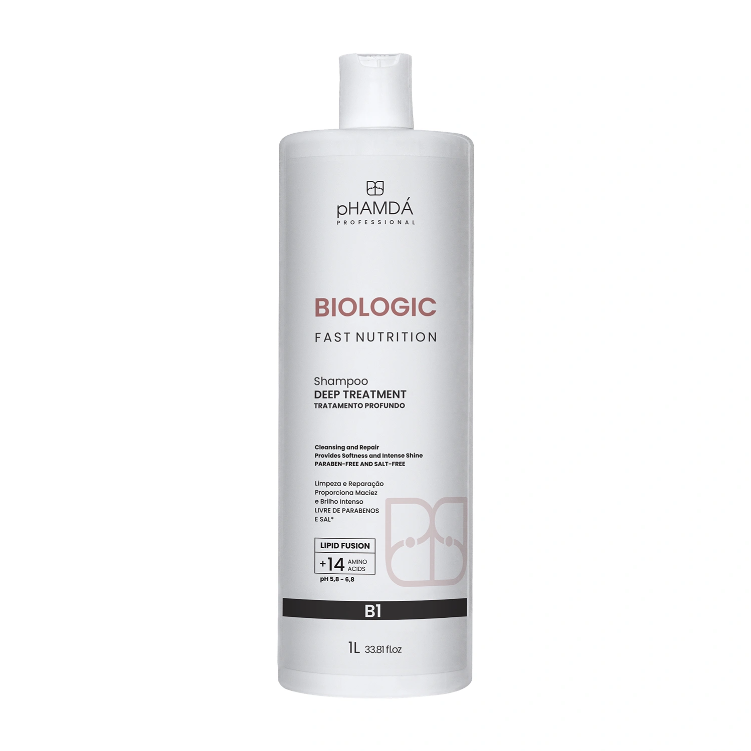 Shampoo pHAMDÁ Professional Biologic Fast Nutrition B1 1L