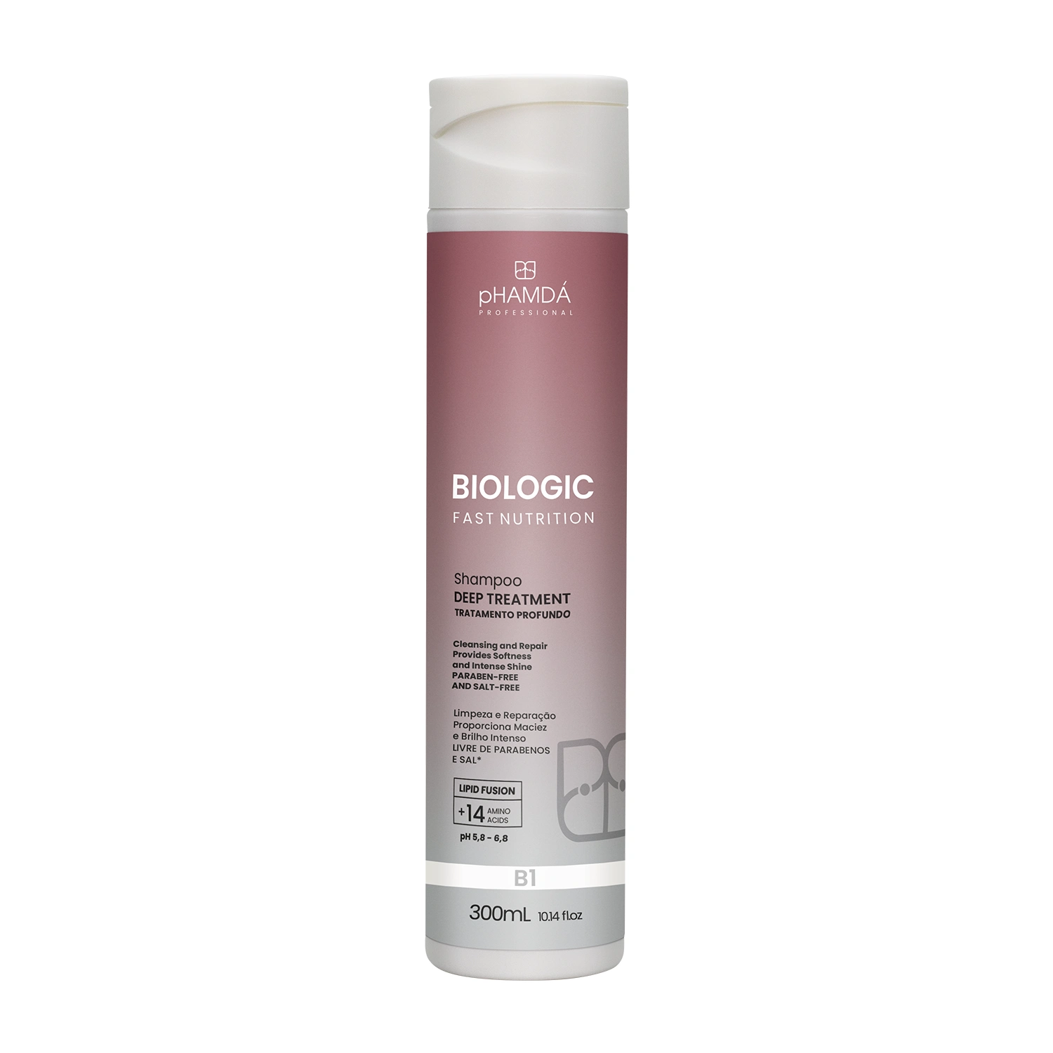 Shampoo pHAMDÁ Professional Biologic Fast Nutrition B1 300ml