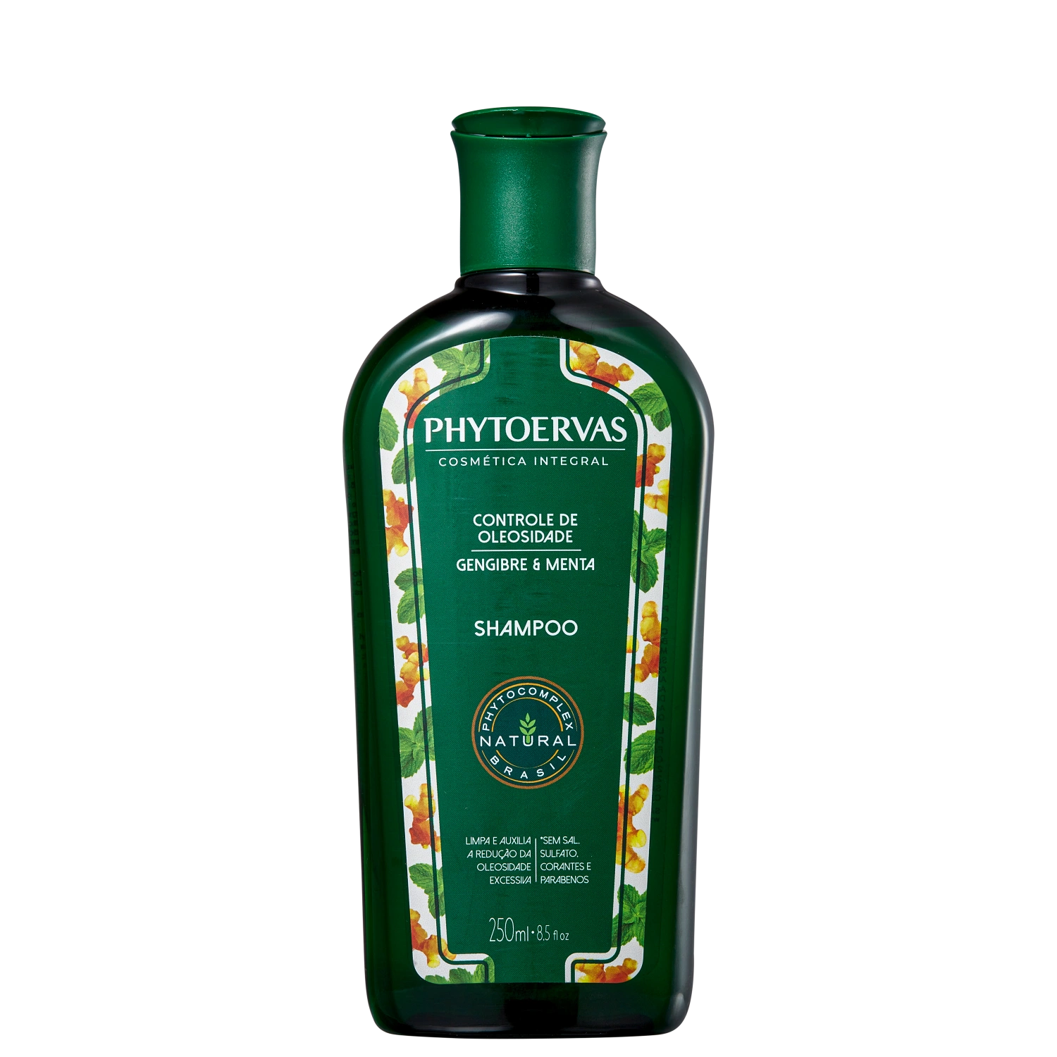 Shampoo Phytoervas Controle de Oleosidade Gengibre e Menta 250ml