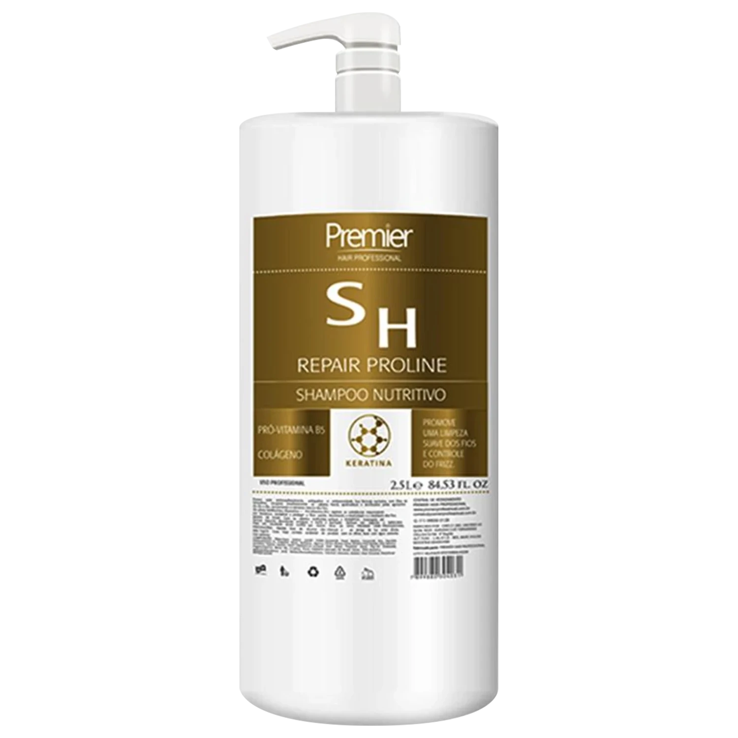 Shampoo Nutritivo Premier Hair Professional Repair Proline 2,5L