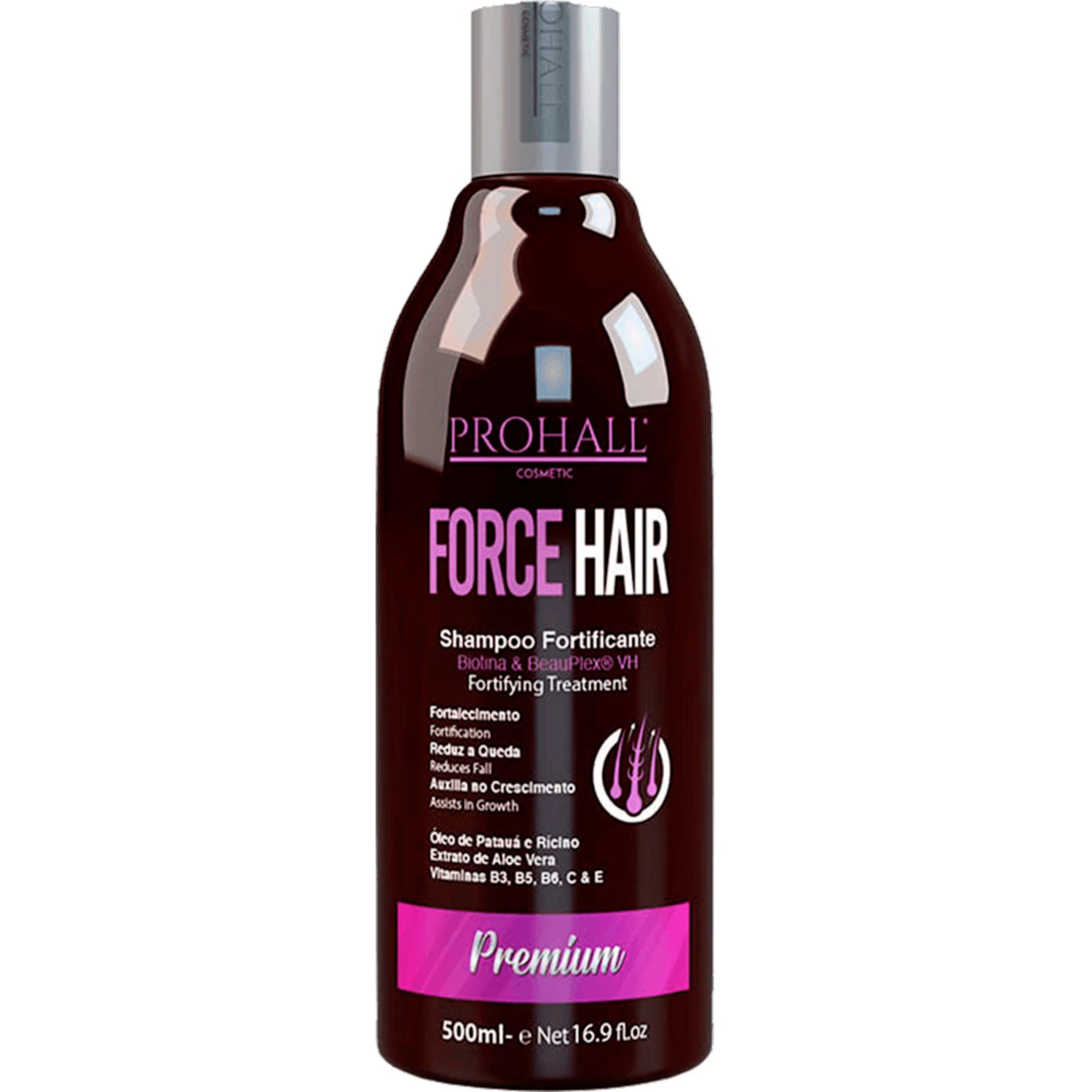 Shampoo Prohall Cosmetic Force Hair 500ml