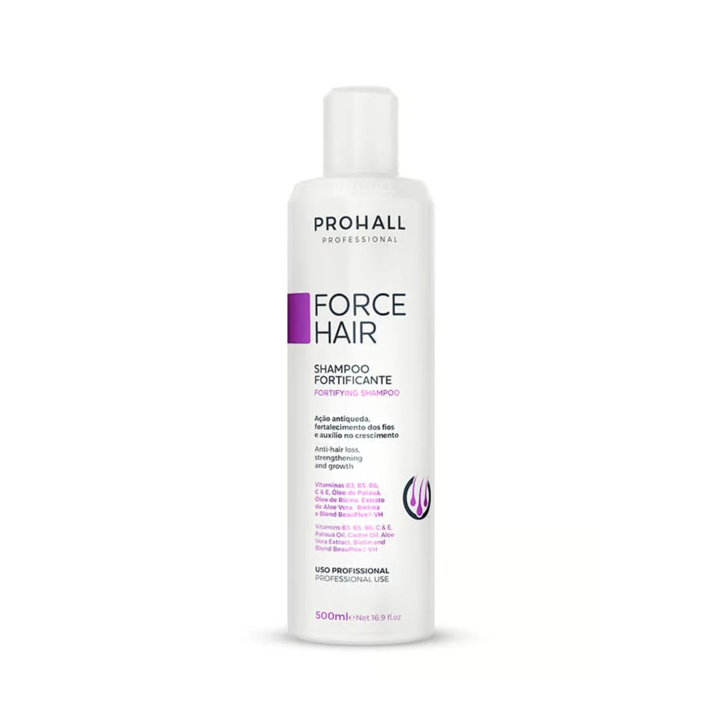 Shampoo Prohall Cosmetic Force Hair 500ml