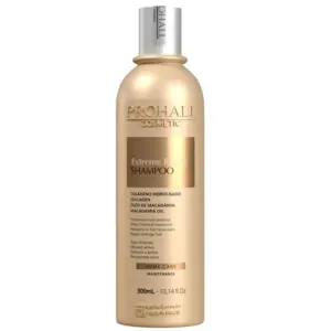 Shampoo Prohall Cosmetic Home Care Macadâmia Extreme Repair Tratamento Pós Química 300ml