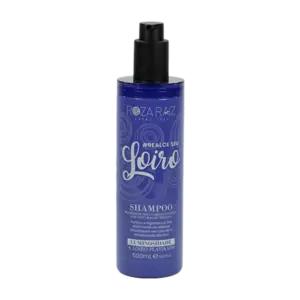 Shampoo Roza Raiz Cosméticos Realce Seu Loiro 500ml