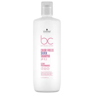 Shampoo Matizador Schwarzkopf Professional BC Bonacure Clean Performance Color Freeze Silver 1L