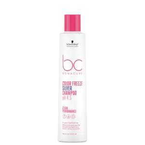 Shampoo Desamarelador Schwarzkopf Professional BC Bonacure pH 4.5 Color Freeze Micellar Silver 250ml
