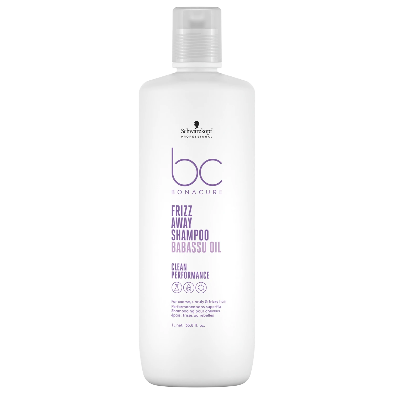 Shampoo Schwarzkopf Professional BC Bonacure Clean Performance Frizz Away 1L