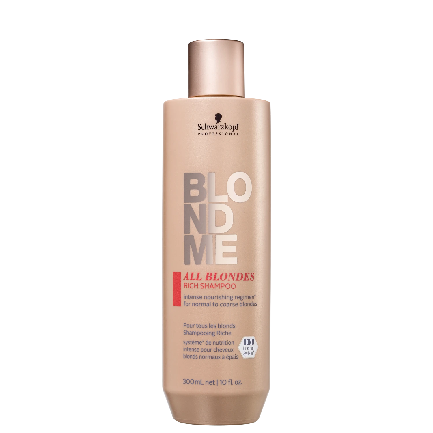 Shampoo Enriquecido Schwarzkopf Professional BlondMe para Todos os Loiros 300ml