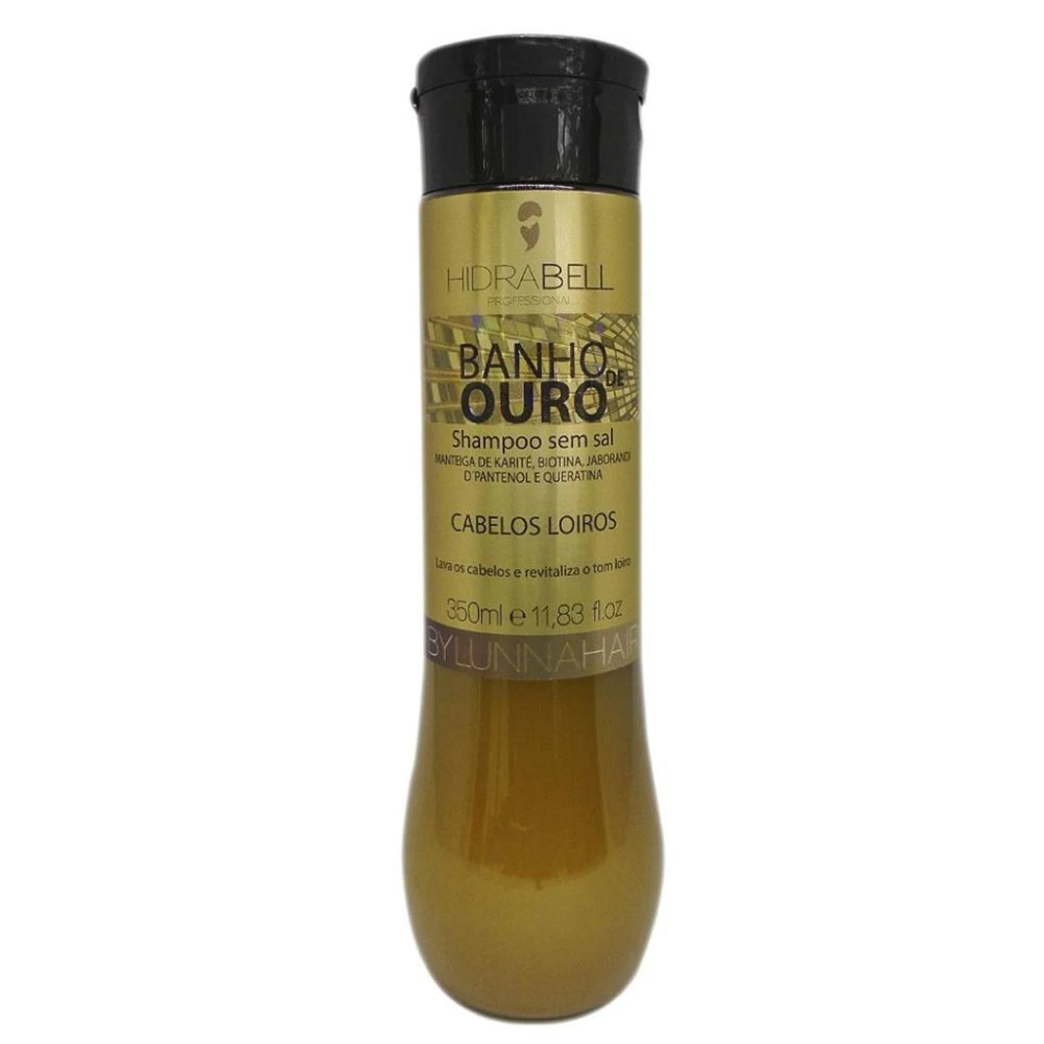 Shampoo Hidrabell Banho de Ouro 350ml