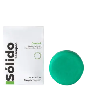 Shampoo em Barra Simple Organic Sólido Control 70g Shampoo em Barra Simple Organic Sólido Control 70g
