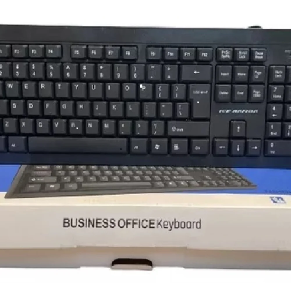 Teclado Ice Armor Business Office Básico PS2 KB-01