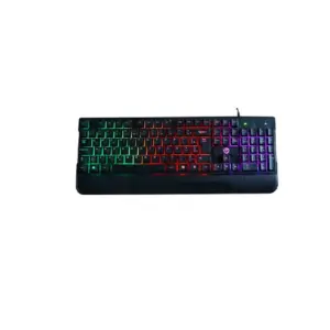 Teclado Gamer Semi-Mecânico BrazilPC Iluminação Rainbow Preto BPC-K7038 Teclado Gamer Semi-Mecânico BrazilPC Iluminação Rainbow Preto BPC-K7038