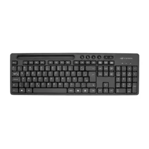 Teclado Sem Fio C3tech Padrão ABNT2 KB-W100BK Teclado Sem Fio C3tech Padrão ABNT2 KB-W100BK