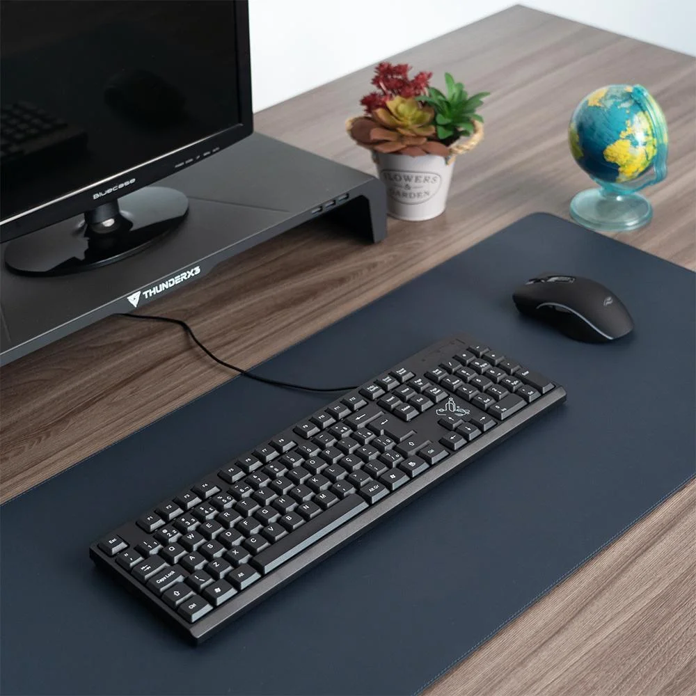Teclado Maxprint Office Universitário Com Fio USB ABNT2 Padrão Preto
