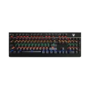 Teclado Gamer Mecânico Satellite K3 RGB Switch Blue 104 Teclas Preto