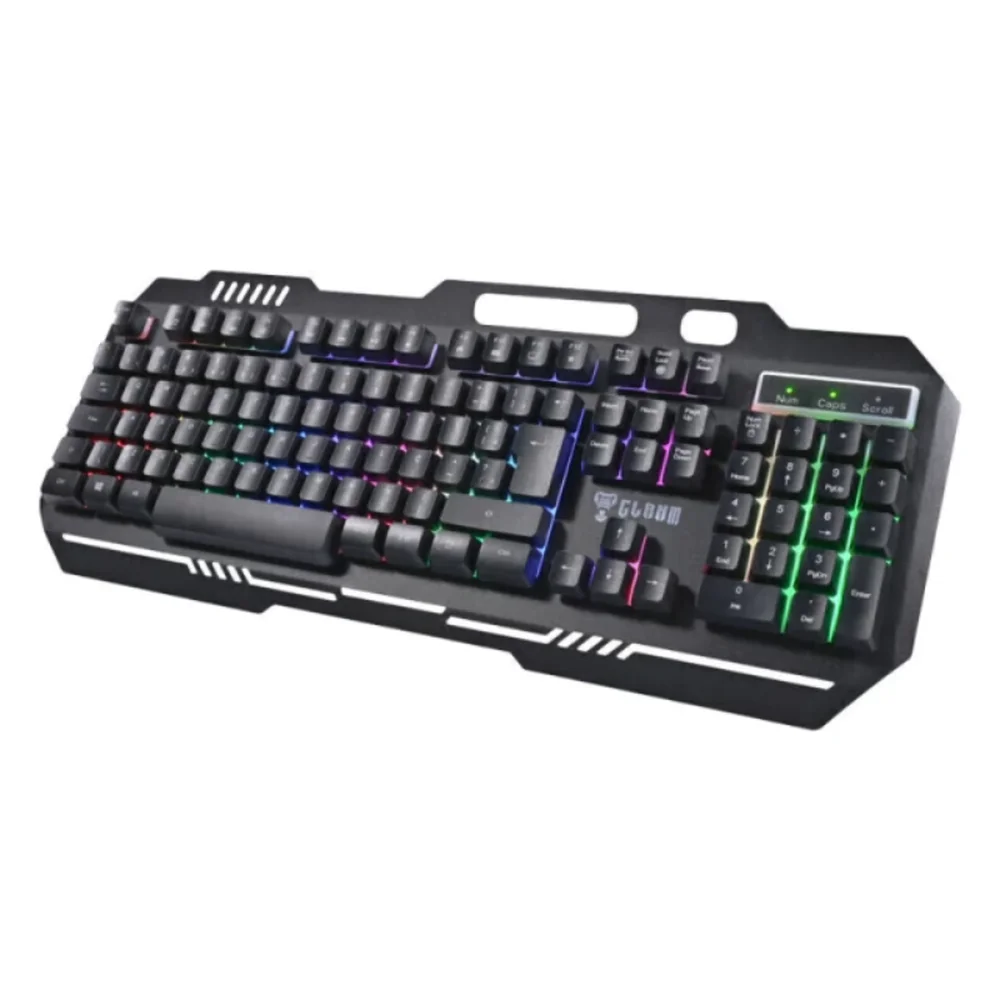 Teclado Membrana Clanm Mount Com Fio 1.5m Preto CL-TM8153