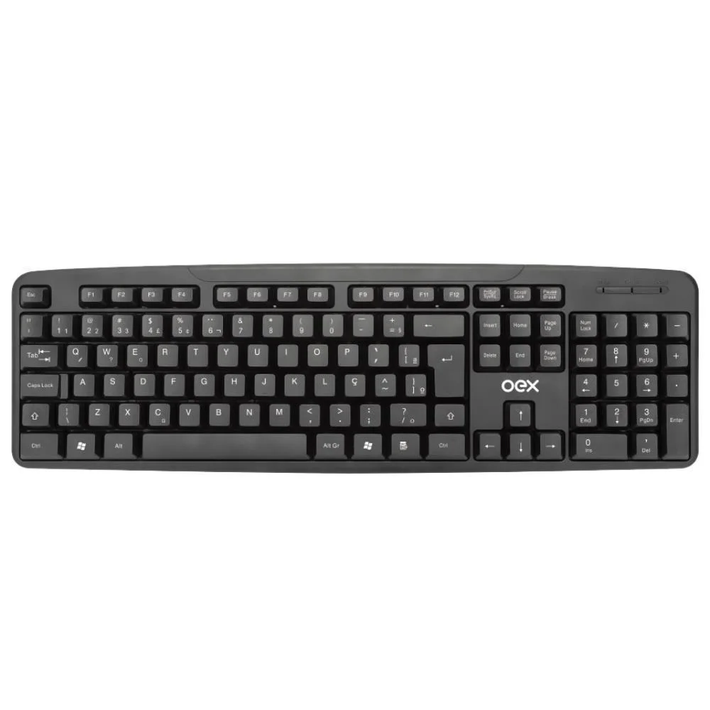Teclado OEX Com Fio USB para PC/Notebook TC20