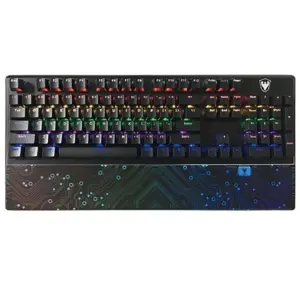Teclado Gamer Óptico-Mecânico Satellite K4 RGB 104 Teclas Preto Teclado Gamer Óptico-Mecânico Satellite K4 RGB 104 Teclas Preto