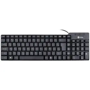 Teclado Vinik Dynamic Compacto USB ABNT2 1.8m Preto DT150