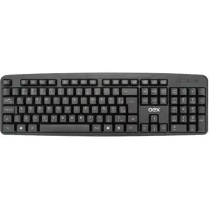 Teclado USB OEX Multimídia Conexão Preto TC10 Teclado USB OEX Multimídia Conexão Preto TC10