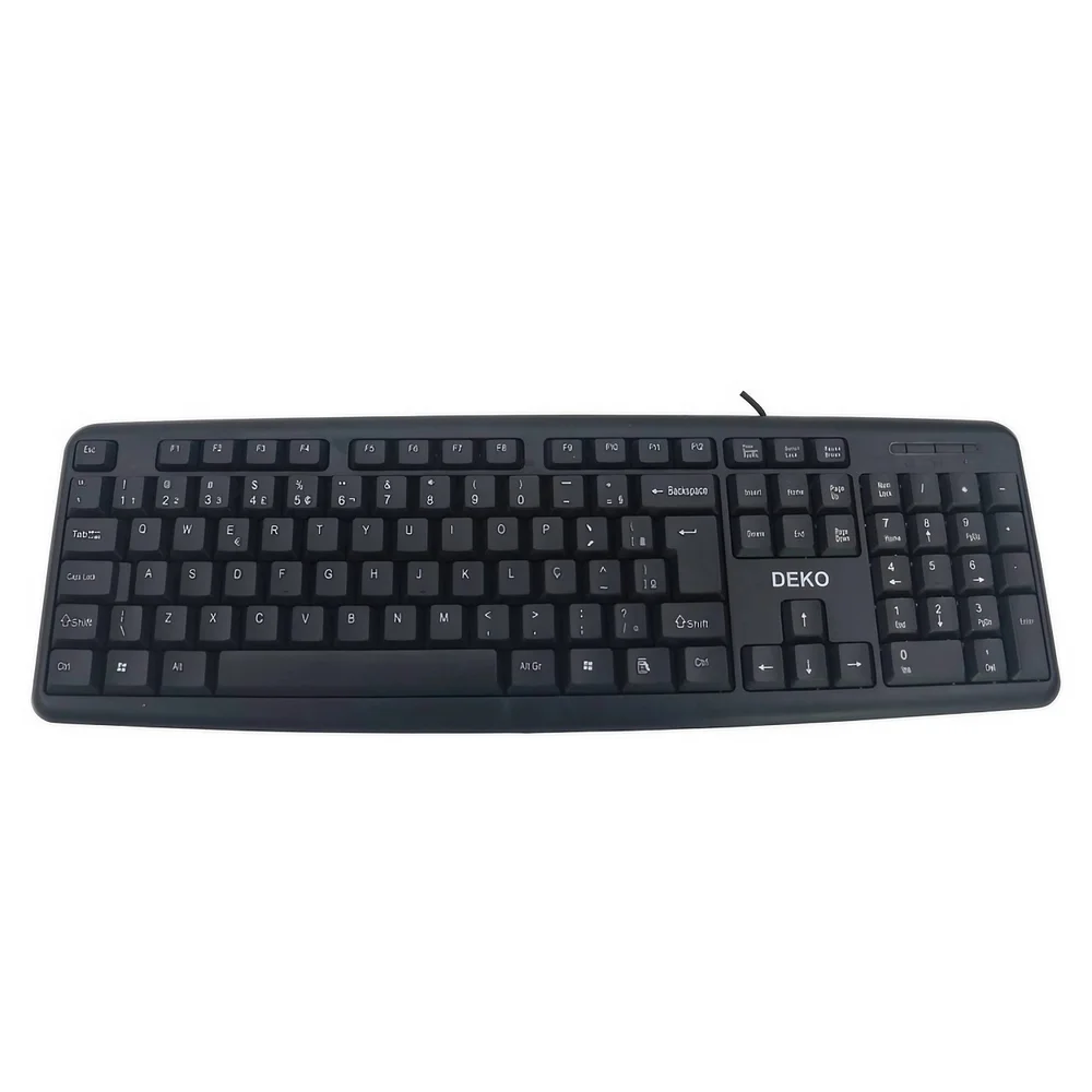 Teclado Deko Com Fio USB 2.0 Preto