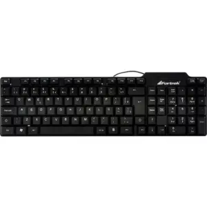 Teclado Fortrek Standard Padrão USB Preto SKL-106 Teclado Fortrek Standard Padrão USB Preto SKL-106