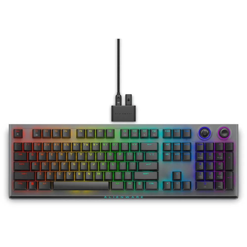 Teclado Gamer Mecânico Alienware Dark Side Of The Moon AW920K