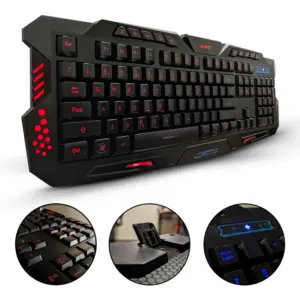 Teclado Gamer Semi-Mecânico B-Max Iluminado ABNT2 Teclado Gamer Semi-Mecânico B-Max Iluminado ABNT2