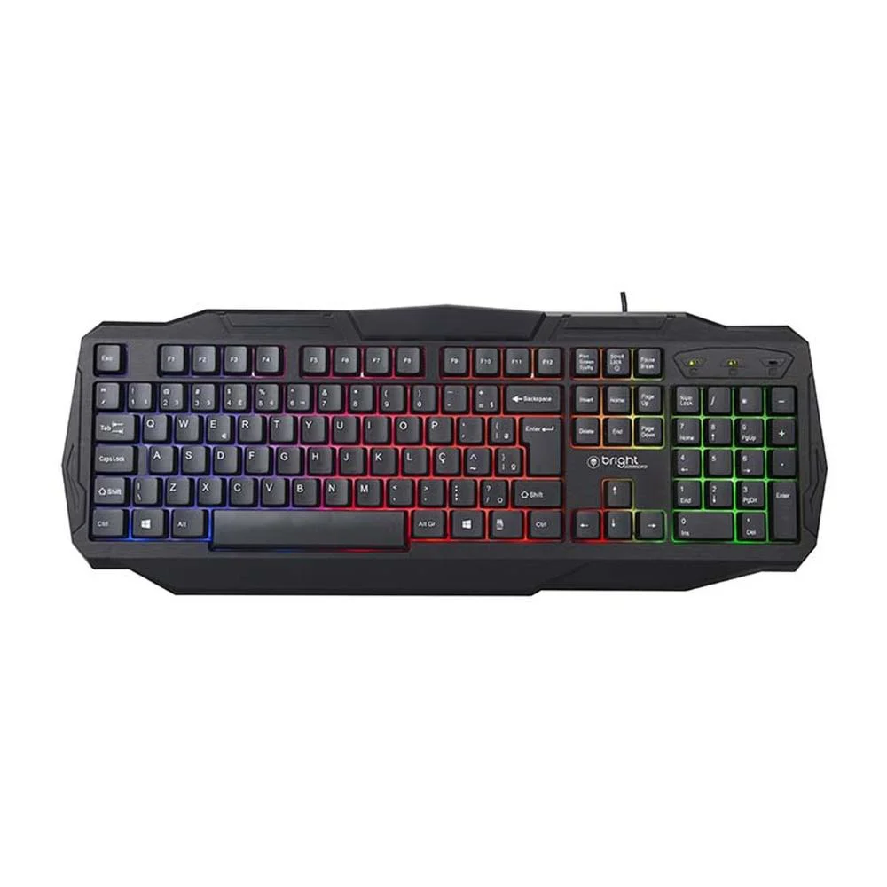Teclado Gamer Bright LED ABNT2 464