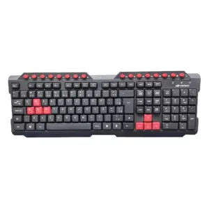 Teclado Gamer C3Tech KG-10BK Multimídia ABNT2 Preto e Vermelho Teclado Gamer C3Tech KG-10BK Multimídia ABNT2 Preto e Vermelho