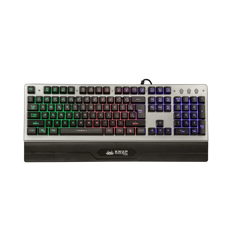 Teclado Gamer Knup Iluminação LED RGB KP-2040