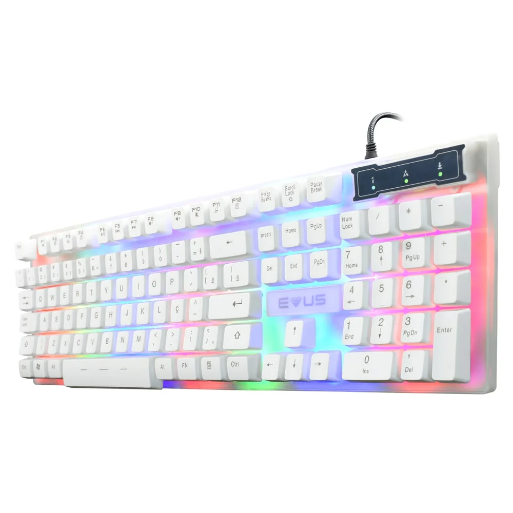 Teclado Gamer Evus Candy TC-10W