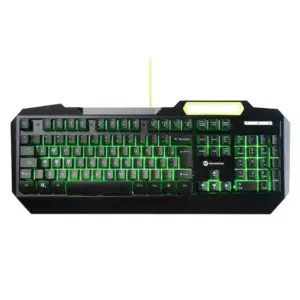 Teclado Gamer Goldentec GT Legend LED Backlight Anti-Ghosting 107 Teclas ABNT2 Verde Alumínio Teclado Gamer Goldentec GT Legend LED Backlight Anti-Ghosting 107 Teclas ABNT2 Verde Alumínio